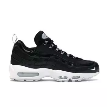 Мужские кроссовки Nike Air Max 95 Premium Overbranded черные бело-черные 538416-020