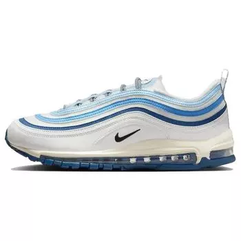 Мужские кроссовки Nike Air Max 97 Glacier Blue белые фото-синие FN6957-100 40