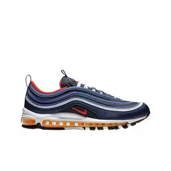 Мужские кроссовки Nike Air Max 97 Midnight Navy Habanero Red 921826-403