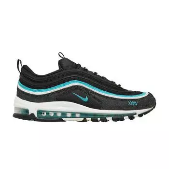 Мужские кроссовки Nike Air Max 97 SE XXXV черные спортивные-бирюзовые Summit-белые DN1893-001 40