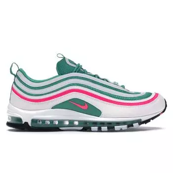 Мужские кроссовки Nike Air Max 97 South Beach White Pink-Blast-Kinetic-Green-Black 921826-102