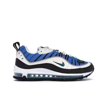 Мужские кроссовки Nike Air Max 98 Blue Nebula Sail Radiant-Emerald-Blue-Nebula AH6799-106