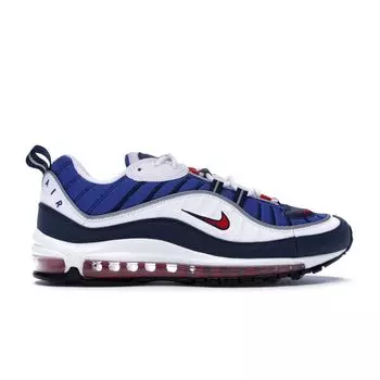 Мужские кроссовки Nike Air Max 98 Gundam White University-Red-Obsidian 640744-100