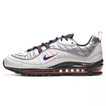 Мужские кроссовки Nike Air Max 98 NRG Space Flight Silver Vast-Grey Hyper-Blue BQ5613-001