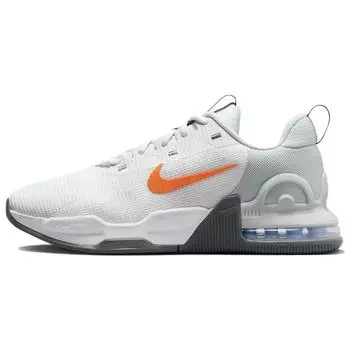 Мужские кроссовки Nike Air Max Alpha Trainer 5 White Bright Mandarin Summit-White Light-Silver Iron-Grey DM0829-103 44.5