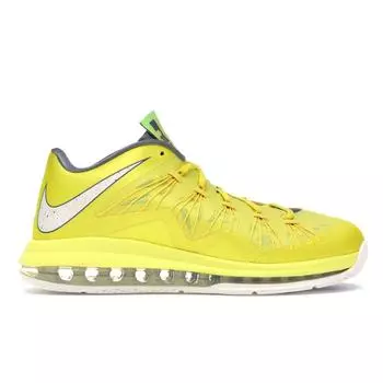 Мужские кроссовки Nike Air Max LeBron 10 Low Sonic желтые Sl-Cl-Grey-Tr-Yllw 579765-700