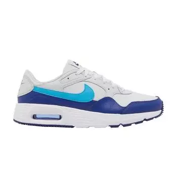 Мужские кроссовки Nike Air Max SC Pure Platinum Racer Blue White Deep-Royal-Blue Blue-Lightning CW4555-012 41