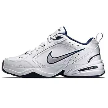 Мужские кроссовки Nike Air Monarch IV 4E Wide White Metallic-Silver-Midnight-Navy 416355-102 38.5