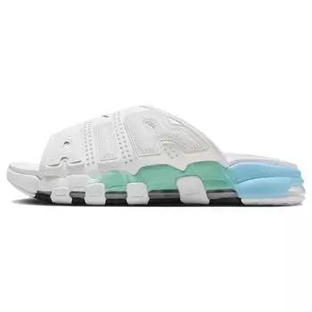 Мужские кроссовки Nike Air More Uptempo Slide Aqua белые гипер-розовые FN3437-161 41