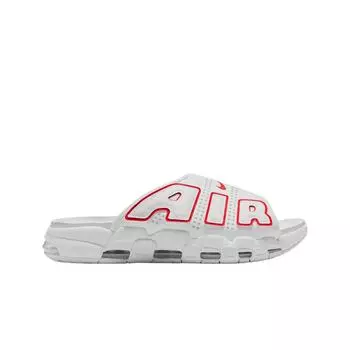 Мужские кроссовки Nike Air More Uptempo Slide White University Red FD9883-100