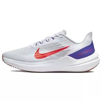 Мужские кроссовки Nike Air Winflo 9 Grey Concord Football-Grey Cinnabar Bright-Crimson DD6203-006 40