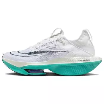 Мужские кроссовки Nike Air Zoom Alphafly NEXT% 2 White Clear Jade Light-Ultramarine Deep-Jungle DN3555-100 45