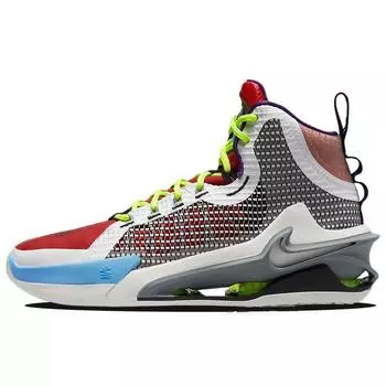 Мужские кроссовки Nike Air Zoom GT Jump разноцветные Summit-White Cedar University-Blue CZ9907-100 42