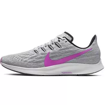 Мужские кроссовки Nike Air Zoom Pegasus 36 Cool Grey Violet Pure-Platinum Black Hyper-Violet AQ2203-007