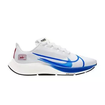 Мужские кроссовки Nike Air Zoom Pegasus 37 Premium White Game Royal Gym-Red Sail CQ9908-100 44