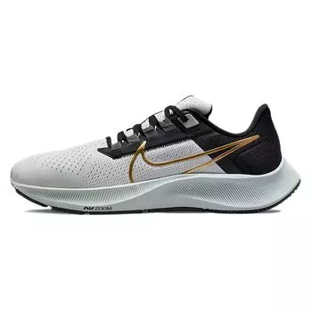 Мужские кроссовки Nike Air Zoom Pegasus 38 Photon Dust Metallic Gold Coin серые светло-дымчатые-серые частицы-серые CW7356-007 40