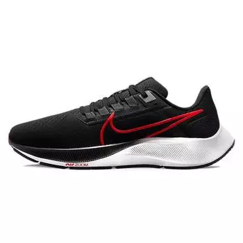 Мужские кроссовки Nike Air Zoom Pegasus 38 Black Light Crimson Dark-Smoke-Grey Particle-Grey CW7356-008 45