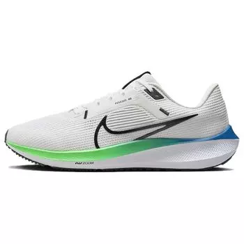 Мужские кроссовки Nike Air Zoom Pegasus 40 Platinum Tint Green Strike Белый Черный DV3853-006 44.5