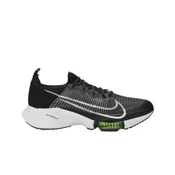 Мужские кроссовки Nike Air Zoom Tempo Next Flyknit Black White Volt CI9923-001