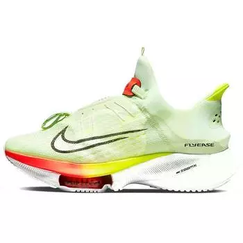 Мужские кроссовки Nike Air Zoom Tempo NEXT% FlyEase Barely Volt Hyper Orange Green Photon-Dust Black CV1889-700 40