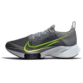 Мужские кроссовки Nike Air Zoom Tempo NEXT% Flyknit Particle Grey Volt темно-серые Wild-Berry CI9923-004 40