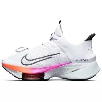 Мужские кроссовки Nike Air Zoom Tempo NEXT% Flyease White Multi Spruce-Aura Hyper-Violet Flash-Crimson CV1889-102