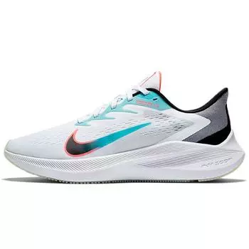Мужские кроссовки Nike Air Zoom Winflo 7 Flash Crimson Aqua White Summit-White Oracle-Aqua CJ0291-100
