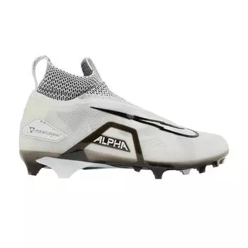 Мужские кроссовки Nike Alpha Menace Elite 3 White Particle Grey Opti-Yellow Black CT6648-100