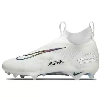 Мужские кроссовки Nike Alpha Menace Elite 3 White Particle Grey Opti-Yellow Black CT6648-106