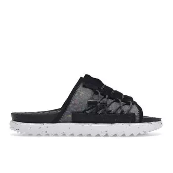 Мужские кроссовки Nike Asuna Crater Slide черные белые средне-зеленые железно-серые DJ4629-002 41