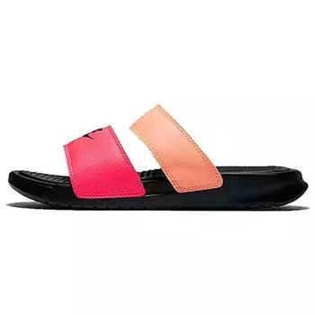 Мужские кроссовки Nike Benassi Duo Ultra Slide Racer Pink Sunset Glow черные 819717-602