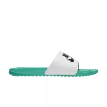 Мужские кроссовки Nike Benassi JDI Slide Hyper Jade Teal White Black 343880-303