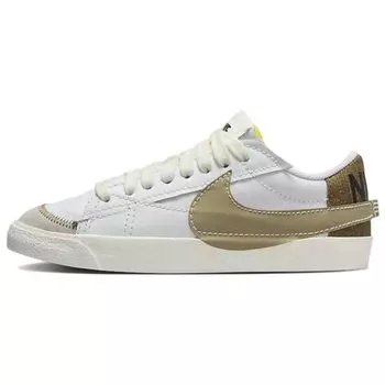 Мужские кроссовки Nike Blazer Low 77 Jumbo White Khaki Sail Black Hazel-Rush DZ2772-121 44