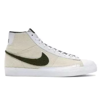Мужские кроссовки Nike Blazer Mid 73 Stussy White Vapor Safari-Metallic-Gold 312209-231