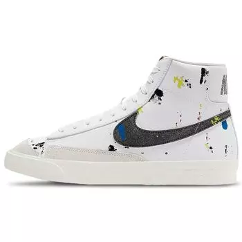 Мужские кроссовки Nike Blazer Mid 77 Paint Splatter White Black Sail DC7331-100 39