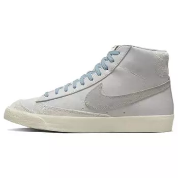 Мужские кроссовки Nike Blazer Mid 77 Premium Certified Fresh — Grey Fog Alpha-Orange Light-Smoke-Grey DO9787-001 48.5