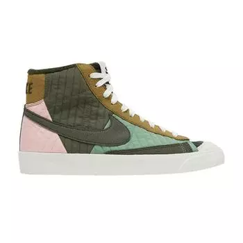 Мужские кроссовки Nike Blazer Mid 77 Premium Toasty — Sequoia зеленые, средне-оливковые, коричнево-ламинария DD8024-300 41