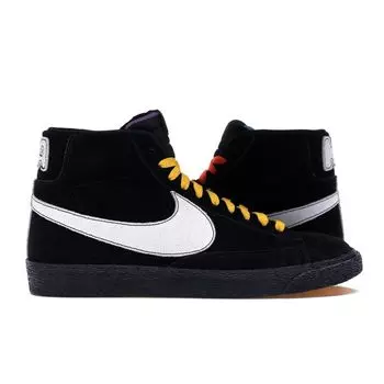 Мужские кроссовки Nike Blazer Mid NY vs LA черные бело-черные AT9978-001