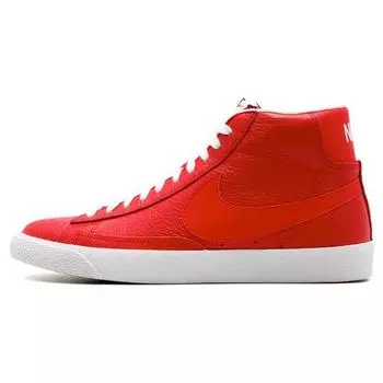 Мужские кроссовки Nike Blazer Mid Premium Game Red бело-черные 429988-604