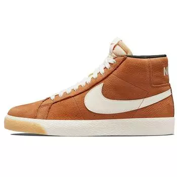 Мужские кроссовки Nike Blazer SB Mid ISO Dark Russet Brown Sail DC8911-200 44