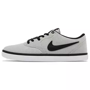 Мужские кроссовки Nike Check Solarsoft Canvas SB Atmosphere Grey Black White Team-Red 843896-016