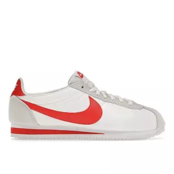 Мужские кроссовки Nike Classic Cortez Nylon Habanero красные, белые 807472-101