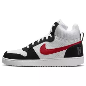 Мужские кроссовки Nike Court Borough Mid White Red Black Gym-Red 838938-104 38.5