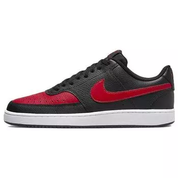 Мужские кроссовки Nike Court Vision Low Bred, черные, университетские, красные, белые, DV6488-001 40.5