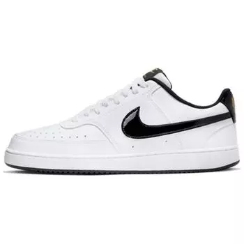 Мужские кроссовки Nike Court Vision Low White Black Metallic Gold DV1899-100 45