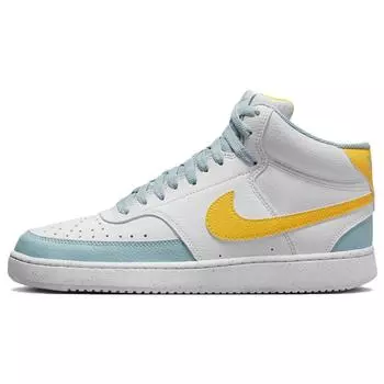 Мужские кроссовки Nike Court Vision Mid Next Nature White Ocean Bliss Gum-Light-Brown Laser-Orange FJ3998-100