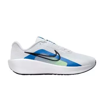 Мужские кроссовки Nike Downshifter 13 Extra Wide White Star Blue Green-Strike Black FJ1284-103 44.5