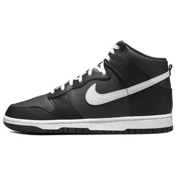 Мужские кроссовки Nike Dunk High Black Panda антрацитово-белые DJ6189-001 43