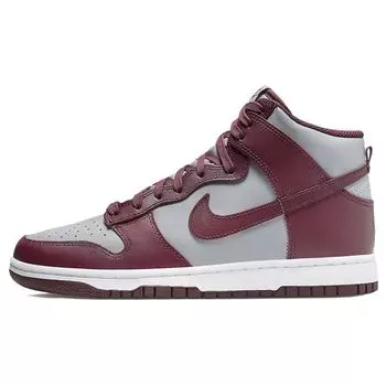 Мужские кроссовки Nike Dunk High Dark Beetroot Red Wolf-Grey White DD1399-600 40.5