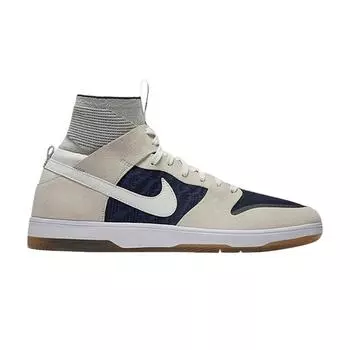 Мужские кроссовки Nike Dunk High Elite SB White Sail Binary-Blue 917567-114